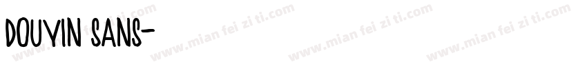 douyin sans字体转换